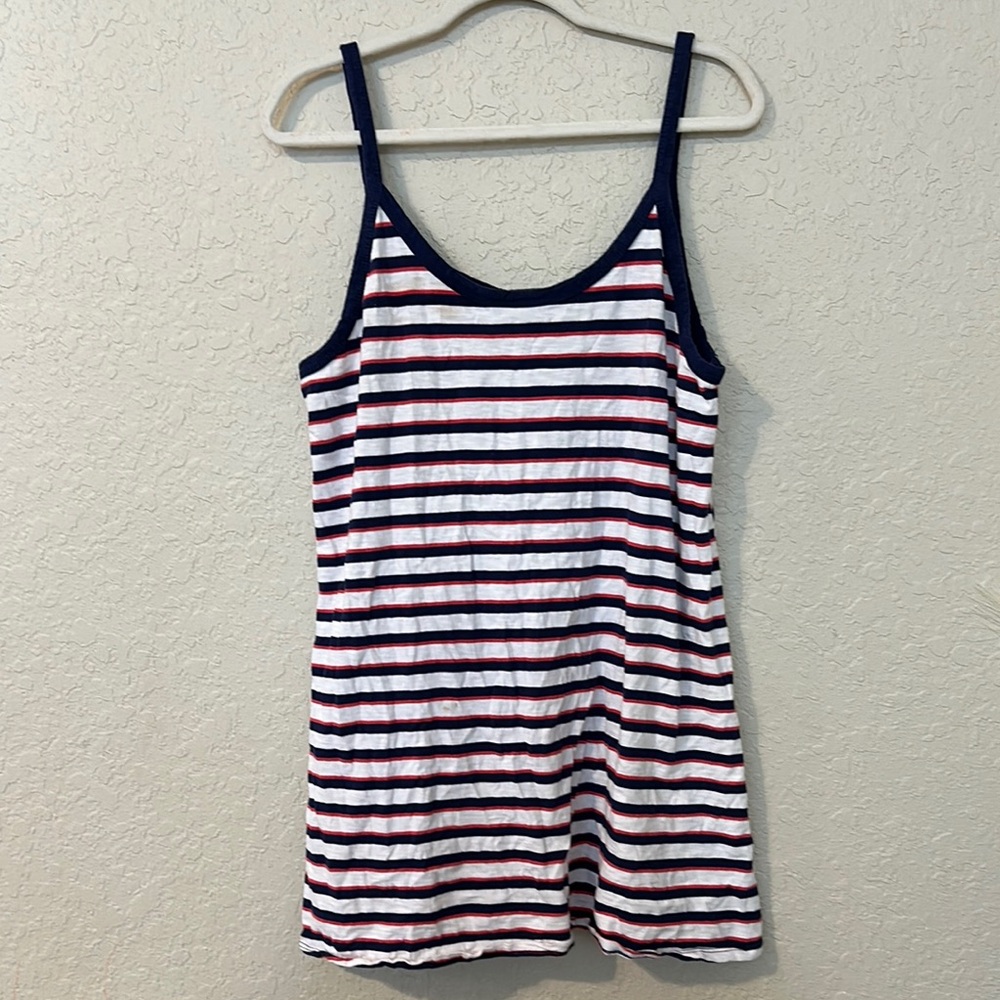 Universal Thread Navy and Red Striped dress s